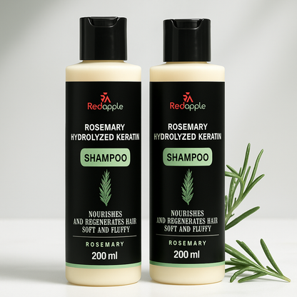 Rosemary Hydrolyzed Keratin Shampoo 200 ml Pack of 2