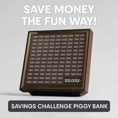 Savings Challenge Piggy Bank