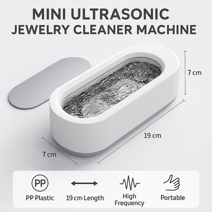 Mini Ultrasonic Jewelry Cleaner Machine
