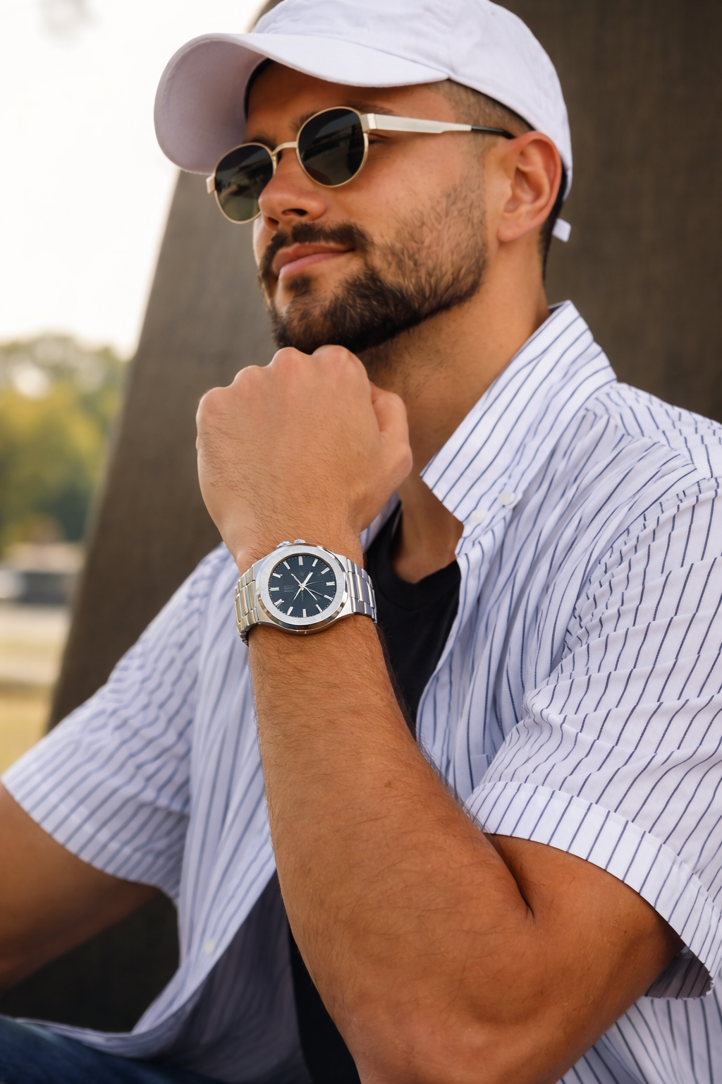 Luxury Stainless Steel Watch