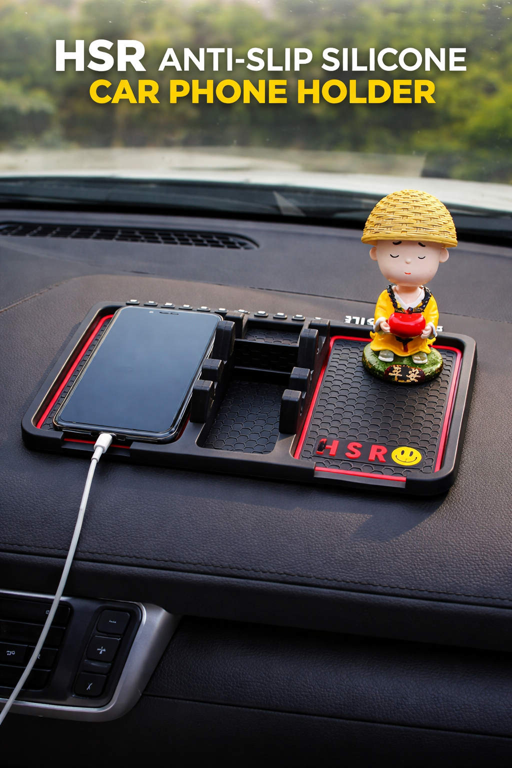 HSR Anti-Slip Silicone Car Phone Holder